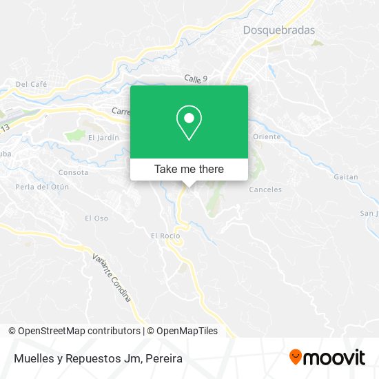 Mapa de Muelles y Repuestos Jm