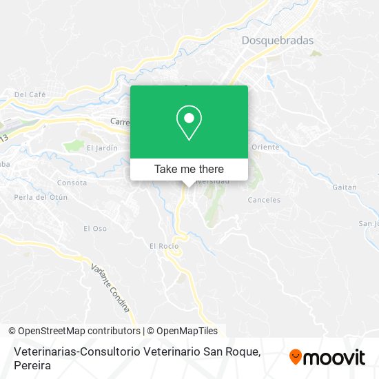 Veterinarias-Consultorio Veterinario San Roque map