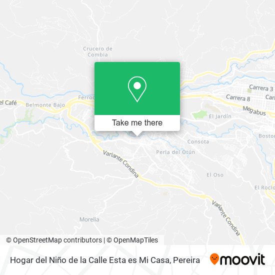 Hogar del Niño de la Calle Esta es Mi Casa map