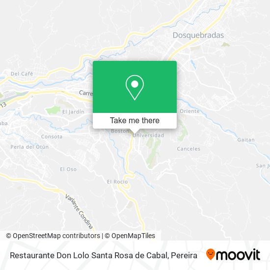 Restaurante Don Lolo Santa Rosa de Cabal map