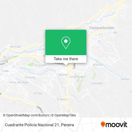 Cuadrante Policía Nacional 21 map