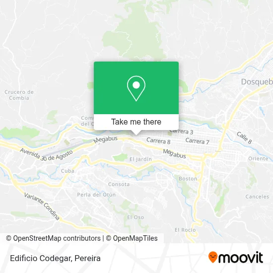 Edificio Codegar map