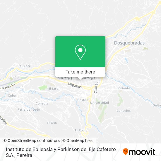 Instituto de Epilepsia y Parkinson del Eje Cafetero S.A. map