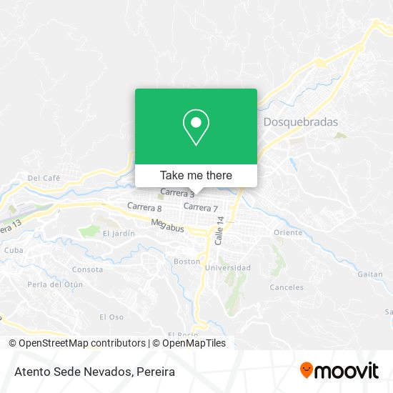 Atento Sede Nevados map