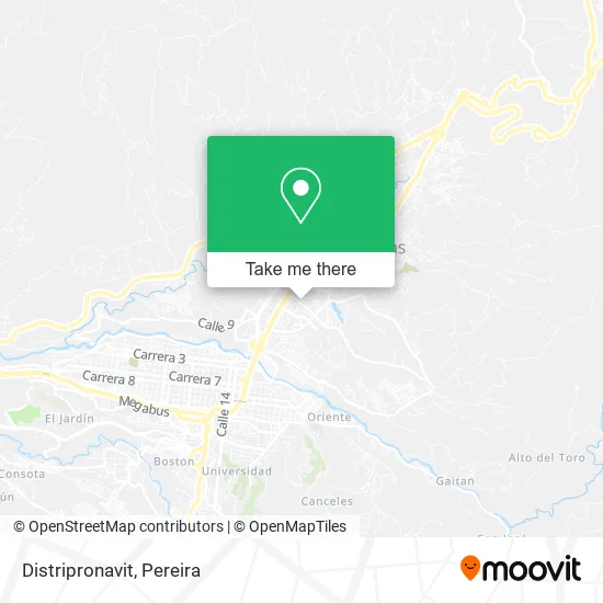 Distripronavit map