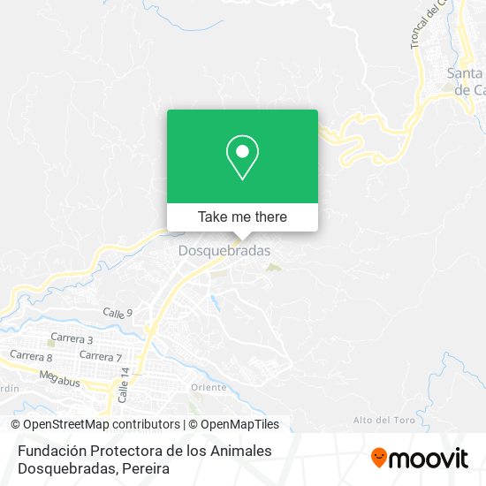 Fundación Protectora de los Animales Dosquebradas map