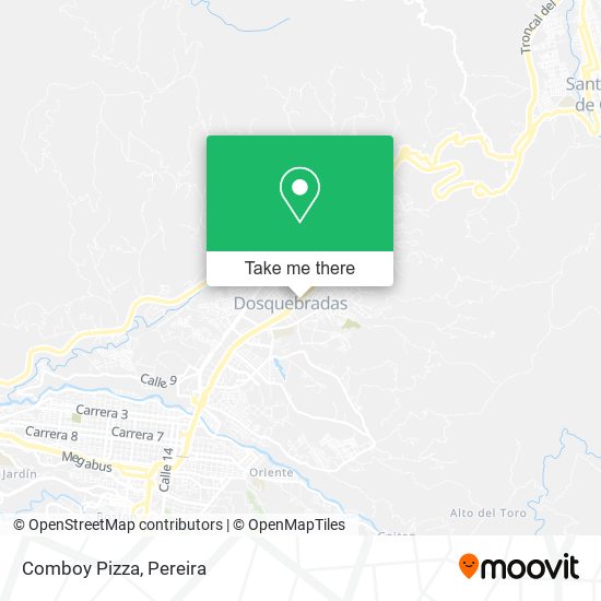 Comboy Pizza map