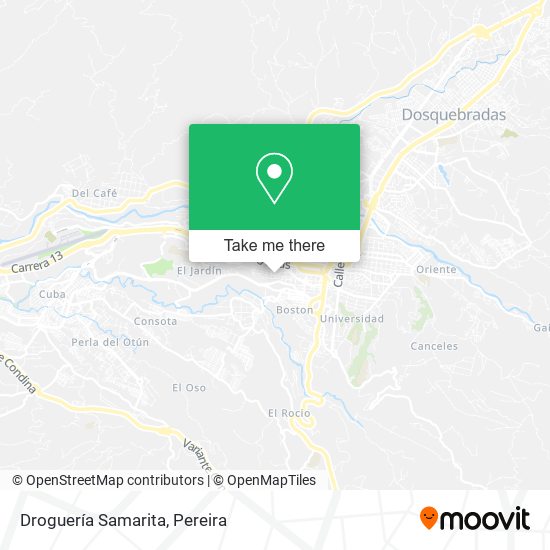 Droguería Samarita map