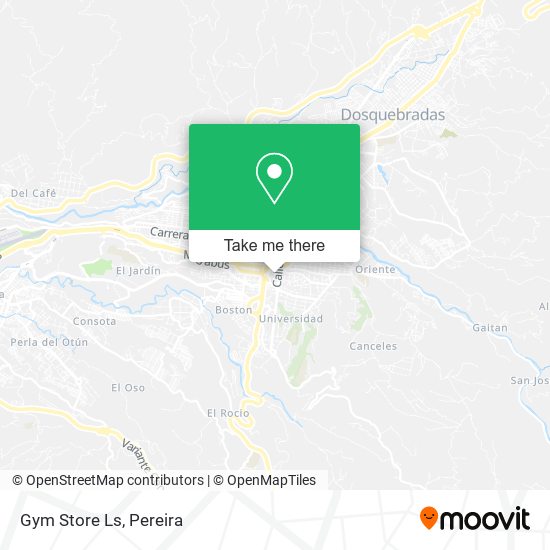 Mapa de Gym Store Ls