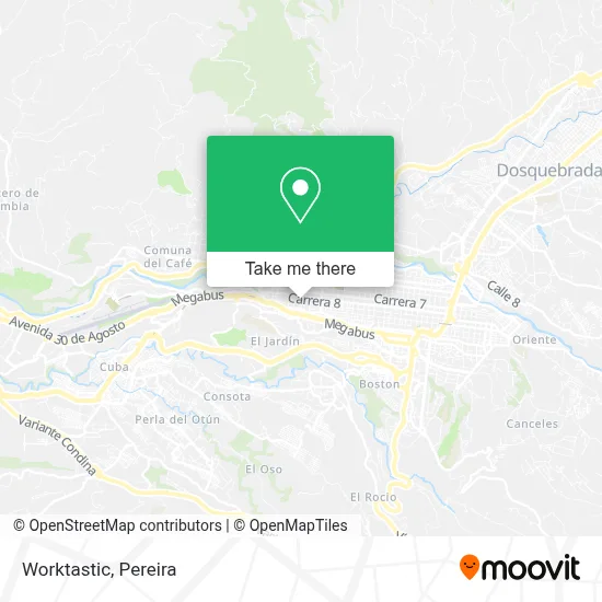 Worktastic map