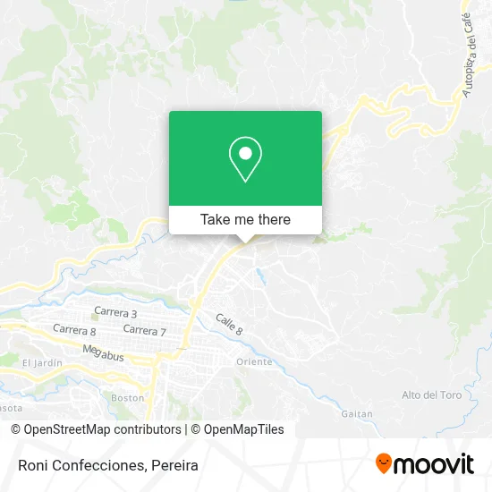 Roni Confecciones map
