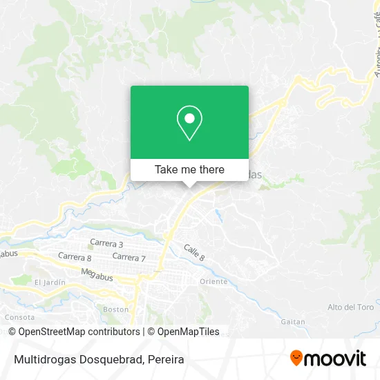 Multidrogas Dosquebrad map
