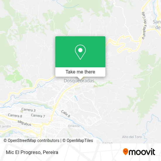 Mic El Progreso map