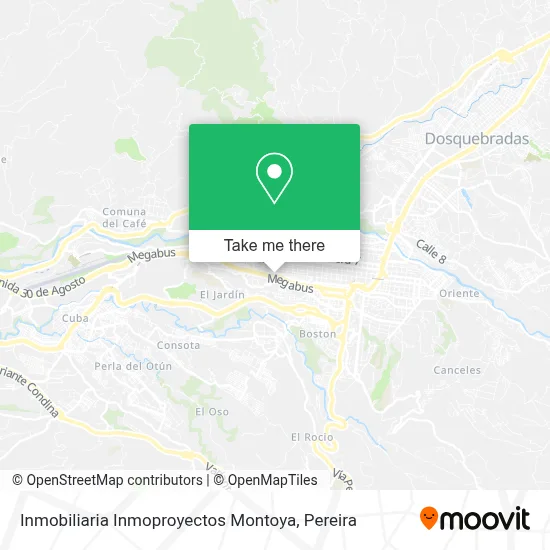 Inmobiliaria Inmoproyectos Montoya map