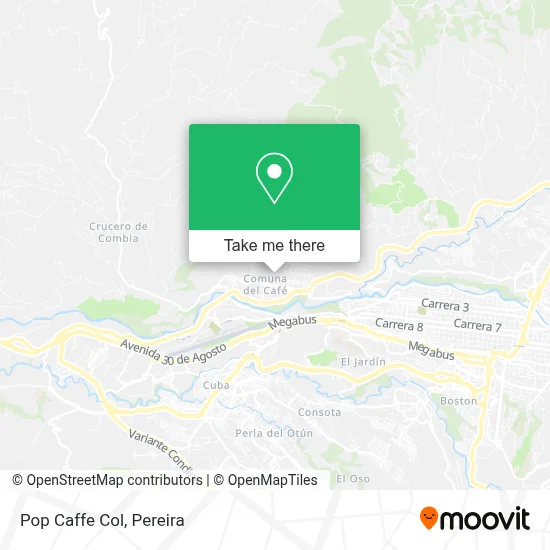 Pop Caffe Col map
