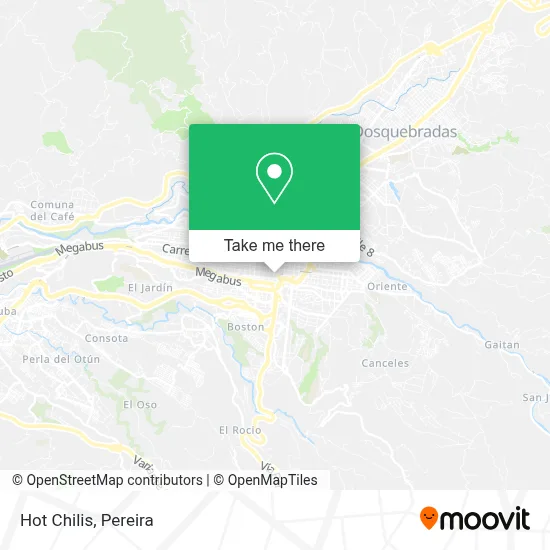Hot Chilis map