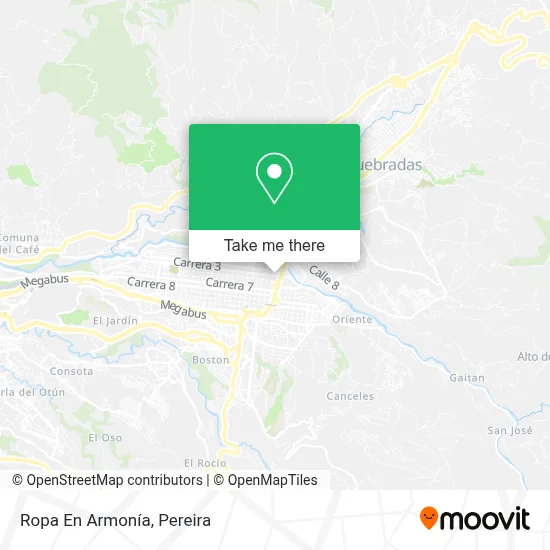 Ropa En Armonía map