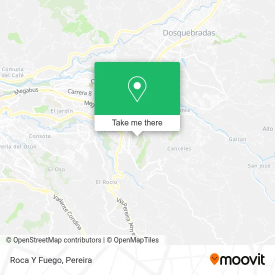 Roca Y Fuego map