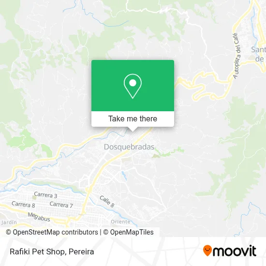 Rafiki Pet Shop map