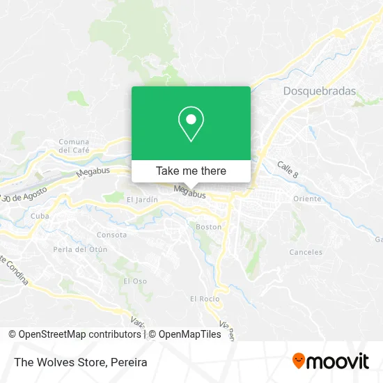 The Wolves Store map