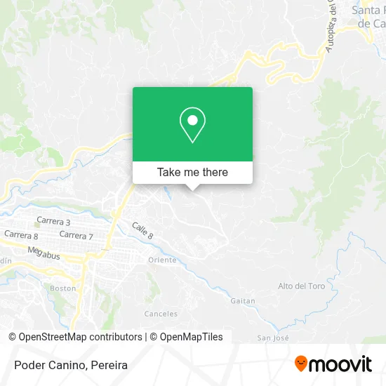 Poder Canino map