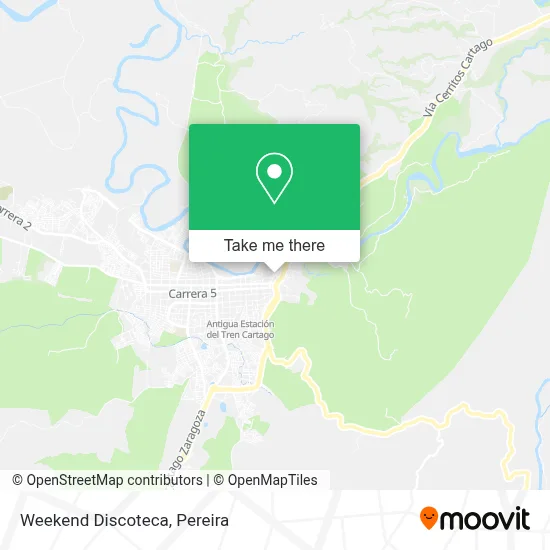 Weekend Discoteca map