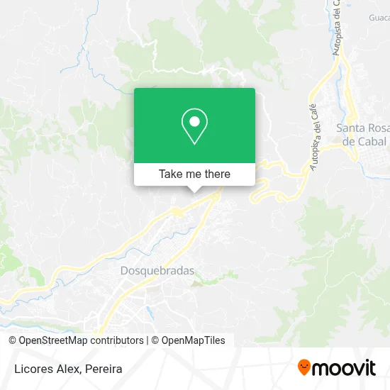 Licores Alex map