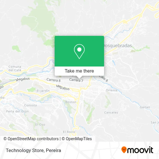 Technology Store map