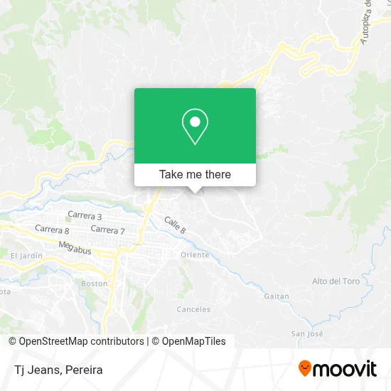 Tj Jeans map