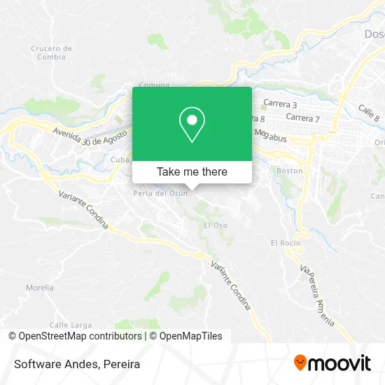 Software Andes map