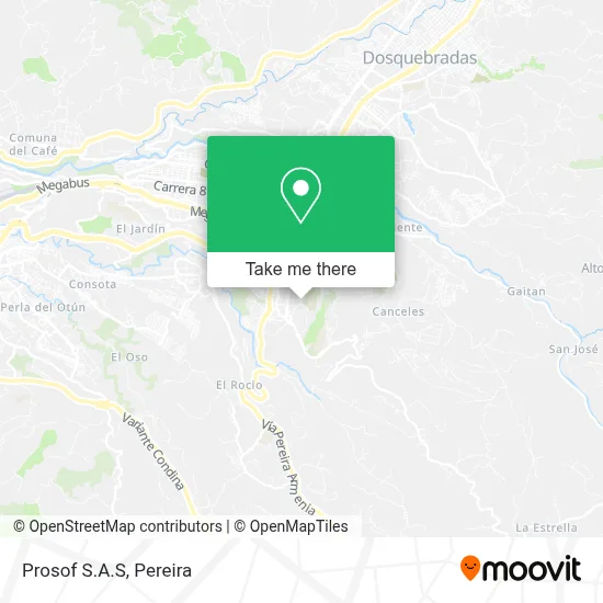 Prosof S.A.S map