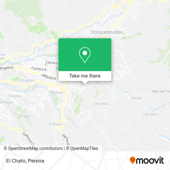 El Chato map