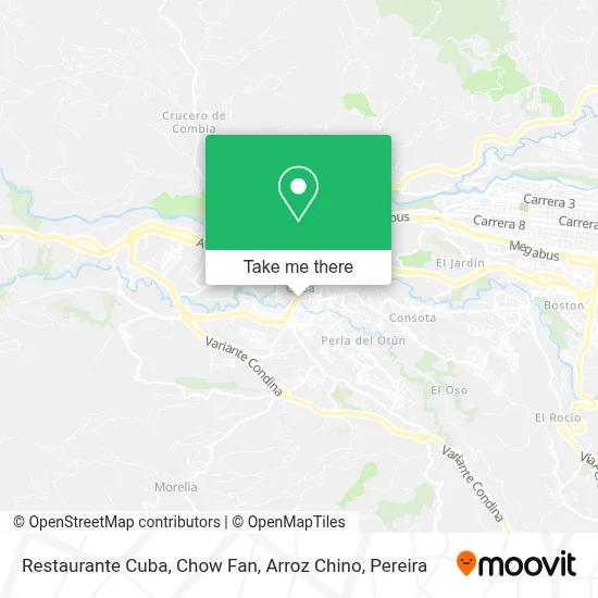 Restaurante Cuba, Chow Fan, Arroz Chino map