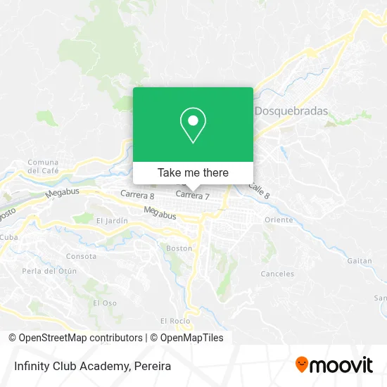 Infinity Club Academy map