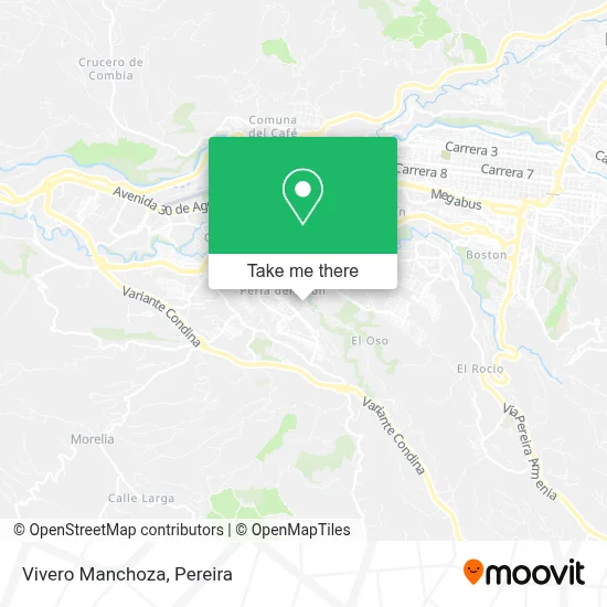 Vivero Manchoza map