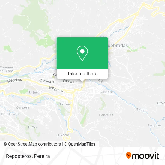 Reposteros map