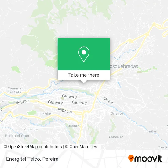 Energitel Telco map