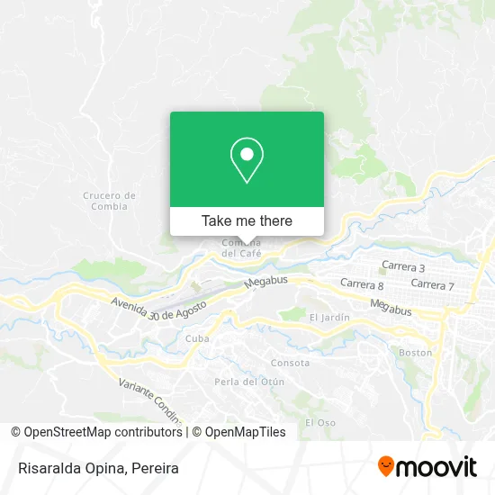 Risaralda Opina map