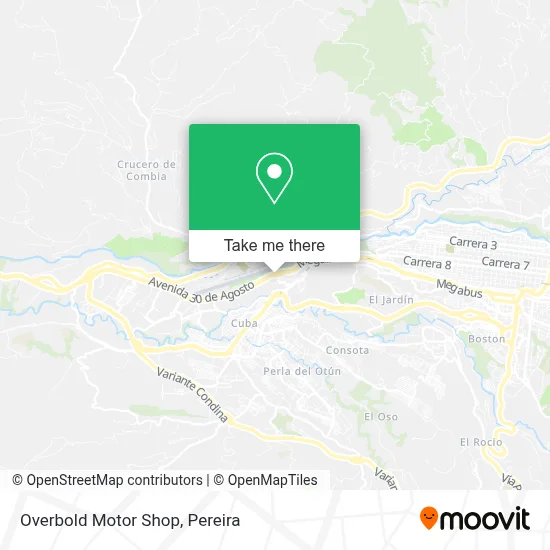 Overbold Motor Shop map