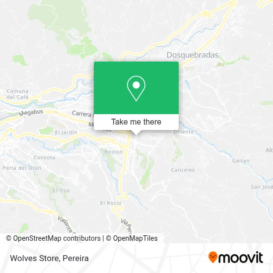 Wolves Store map