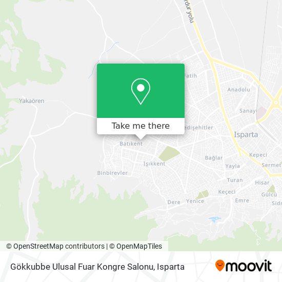 Gökkubbe Ulusal Fuar Kongre Salonu map