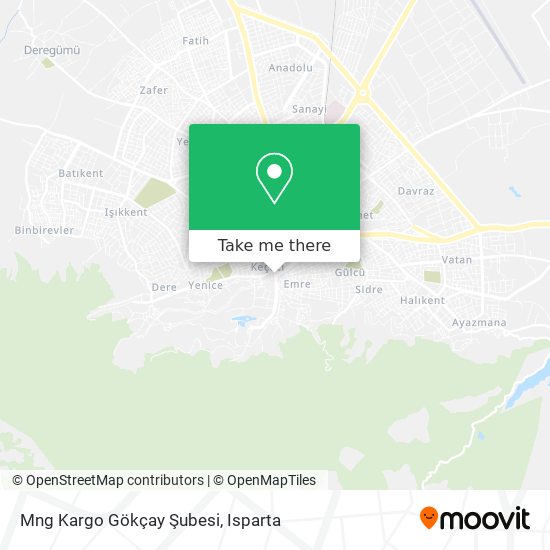 Mng Kargo Gökçay Şubesi map