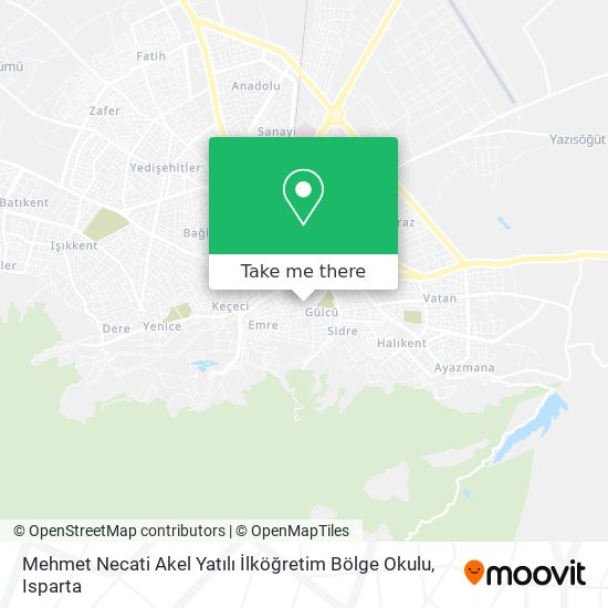 Mehmet Necati Akel Yatılı İlköğretim Bölge Okulu map