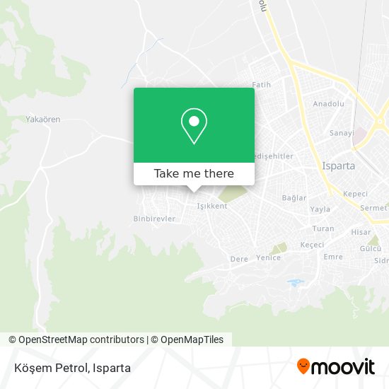 Köşem Petrol map