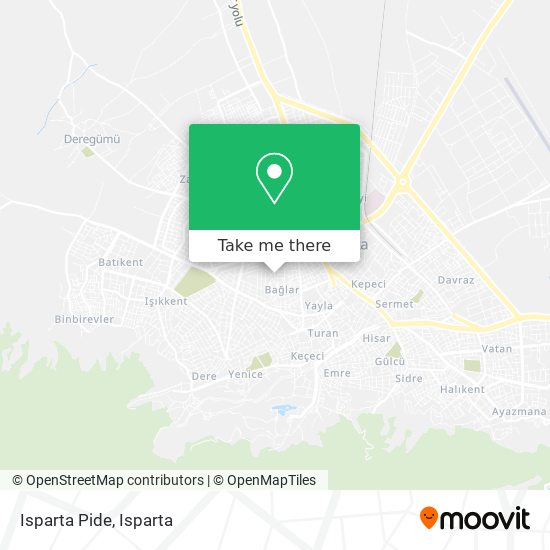 Isparta Pide map