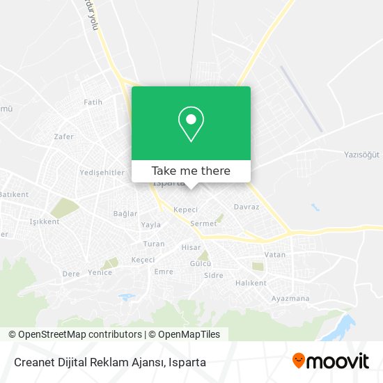 Creanet Dijital Reklam Ajansı map