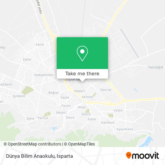 Dünya Bilim Anaokulu map