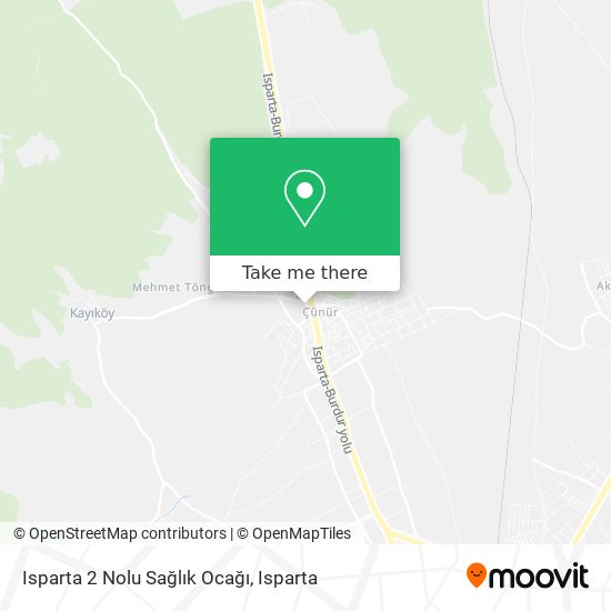 Isparta 2 Nolu Sağlık Ocağı map