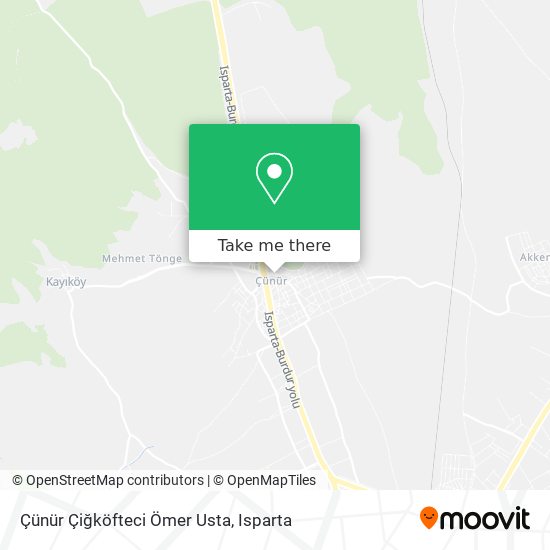 Çünür Çiğköfteci Ömer Usta map