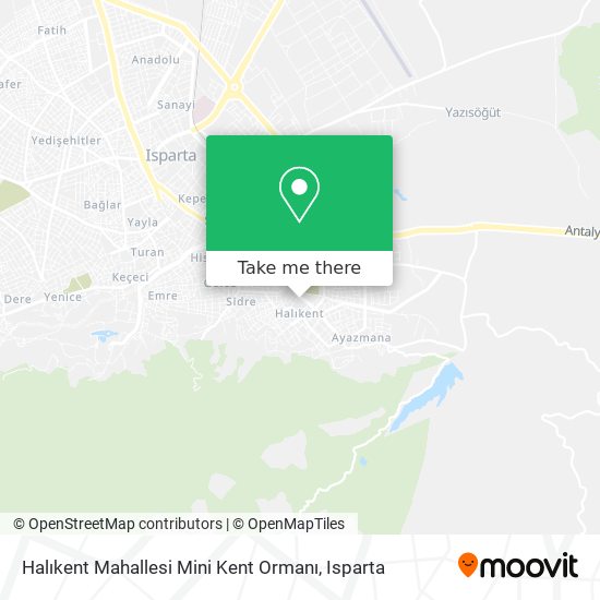 Halıkent Mahallesi Mini Kent Ormanı map